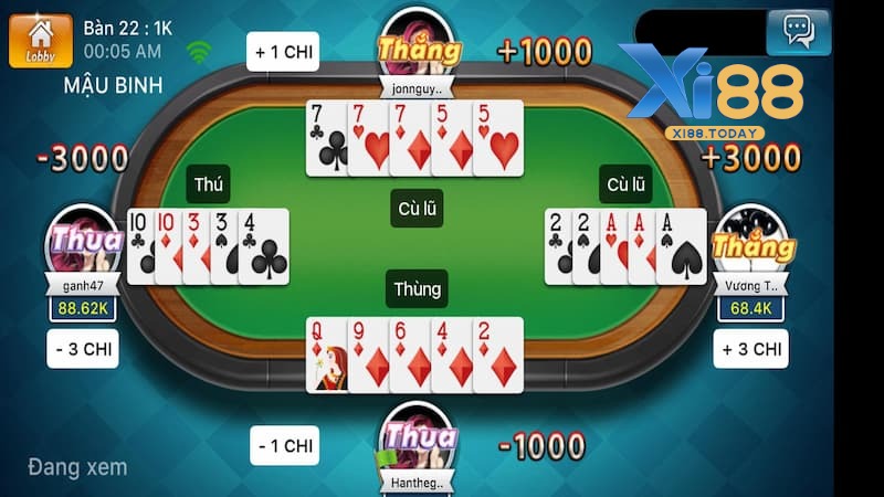 Áp dụng chiến thuật đếm bài khi chơi xì dách Xi88